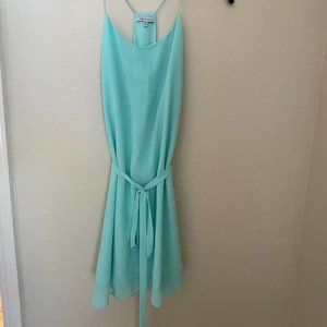 Light Blue Naked Zebra Mini Dress